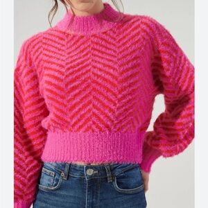 Dillard’s pink sweater